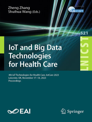 cover image of IoT and Big Data Technologies for Health Care